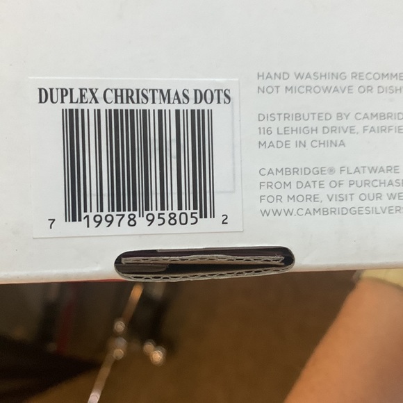 lot of style happy Christmas Cambridge salad server cake server cheese knives - Picture 7 of 8